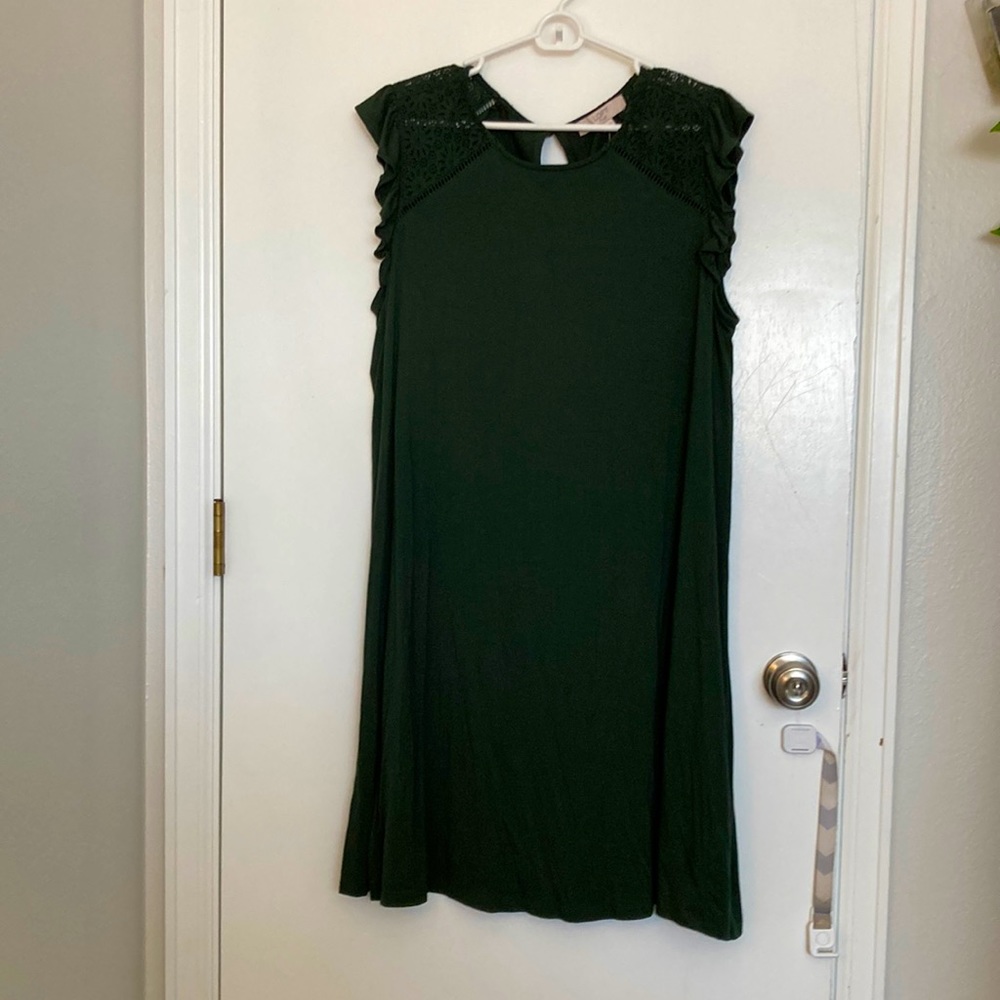 *NWT* LOFT Plus cap/ruffle sleeve dress